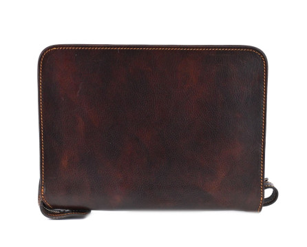 Kožená spisovka Arteddy - tmavě hnědá