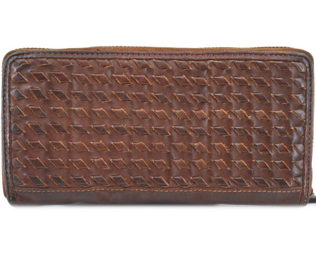 Dámská kožená peněženka Arteddy - tmavě hnědá