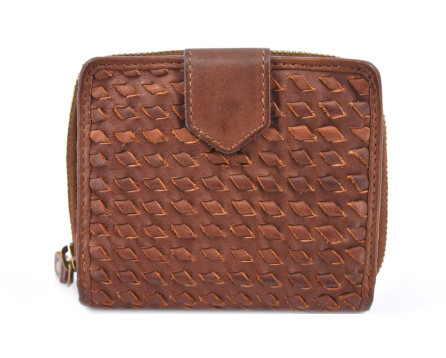 Dámská kožená peněženka Arteddy - tmavě hnědá