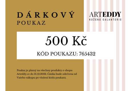Dárkové poukazky 500