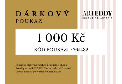 Dárkové poukazky 1000