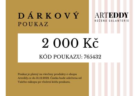 Dárkové poukazky 2000