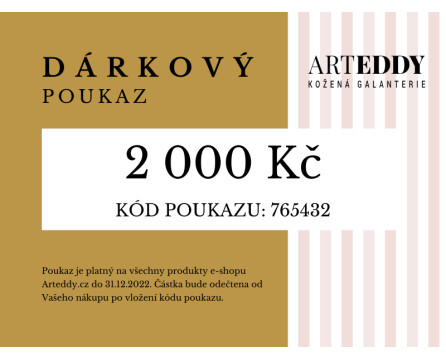 Dárkové poukazky 2000