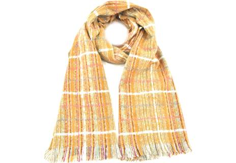 Dámská šála - hořčicová