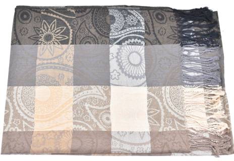 Modení dámská vzorovaná šála