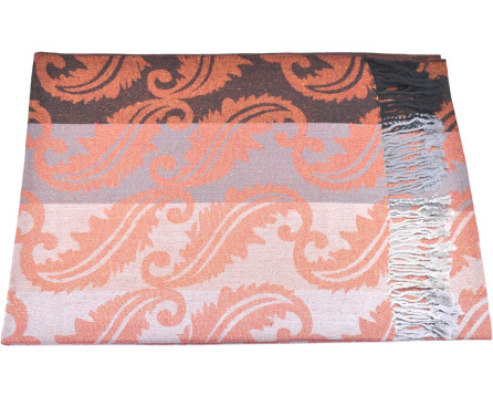 Moderní dámská šála - cihlová