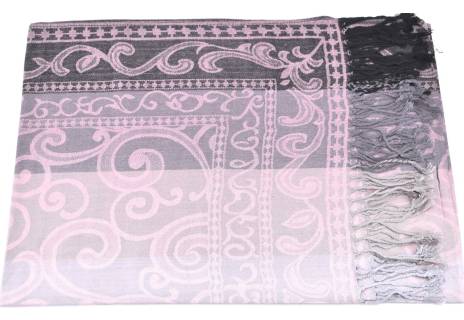 Modení dámská vzorovaná šála