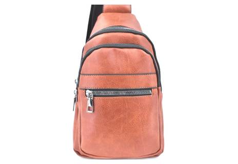 Taška přes rameno - světle hnědá