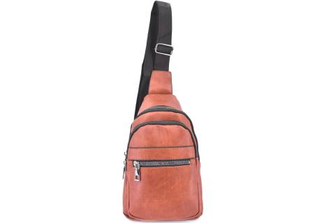 Taška přes rameno - světle hnědá