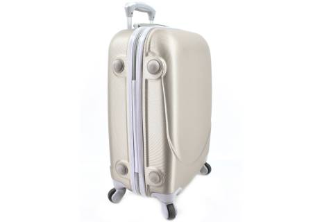 Cestovní  palubní kufr skořepinový na čtyřech kolečkách Agrado - (S) 40l