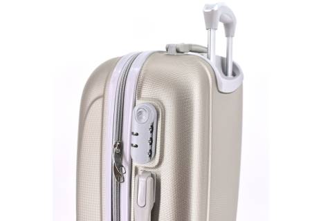 Cestovní  palubní kufr skořepinový na čtyřech kolečkách Agrado - (S) 40l