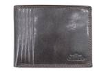 Pánská kožená peněženka Charro - tmavě hnědá