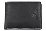 Pánská kožená peněženka Sergio Tacchini - černá
