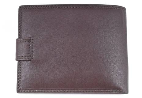 Pánská kožená peněženka Coveri - tmavě hnědá