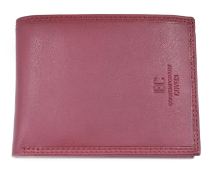 Pánská kožená peněženka Coveri - vínová