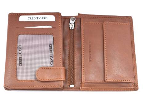 Pánská kožená peněženka Arteddy - hnědá