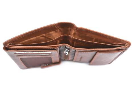 Pánská kožená peněženka Arteddy - hnědá