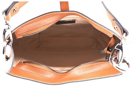 Dámská kožená kabelka Arteddy - hnědá