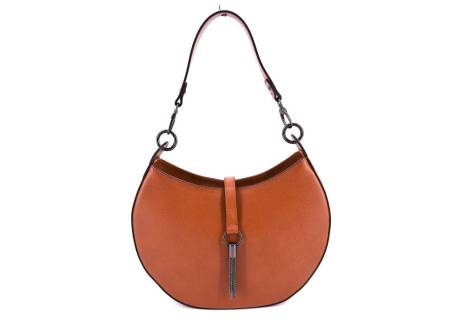 Dámská kožená kabelka Arteddy - hnědá