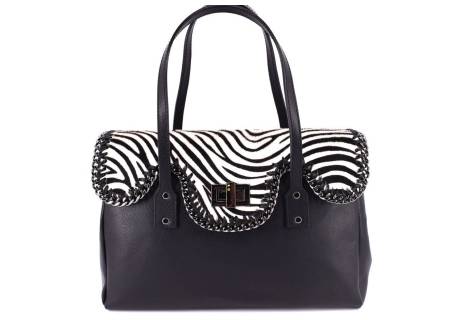 Dámská kožená kabelka Arteddy- černá