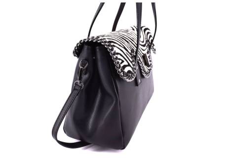 Dámská kožená kabelka Arteddy- černá