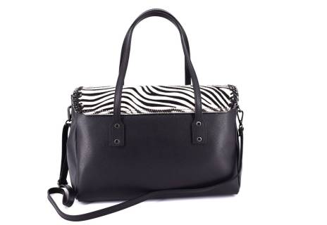 Dámská kožená kabelka Arteddy- černá