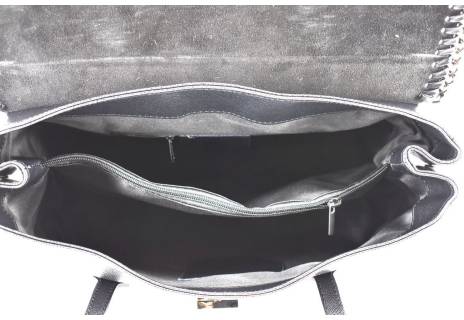 Dámská kožená kabelka Arteddy- černá