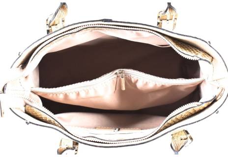 Dámská kožená kabelka Arteddy -  béžová