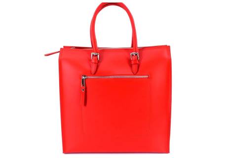 Dámská kožená kabelka Arteddy - červená