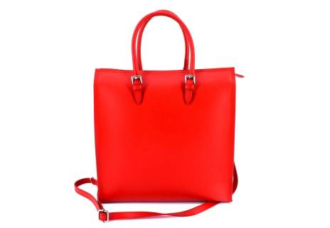 Dámská kožená kabelka Arteddy - červená