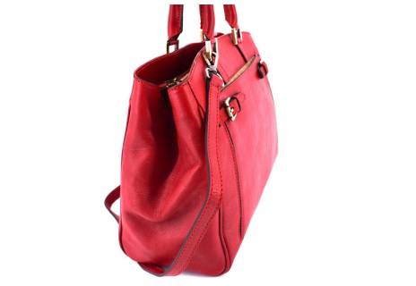 Dámská kožená kabelka Arteddy - červená