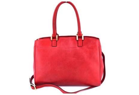 Dámská kožená kabelka Arteddy - červená