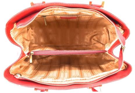 Dámská kožená kabelka Arteddy - červená