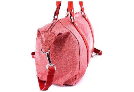 Dámská kožená kabelka Arteddy - červená