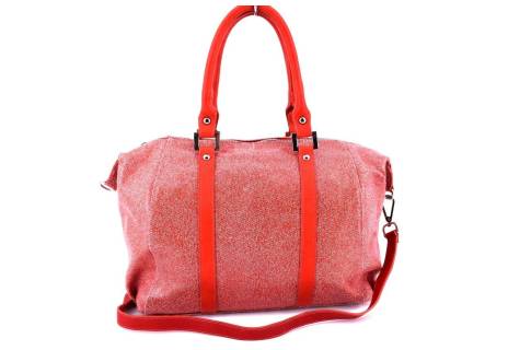 Dámská kožená kabelka Arteddy - červená