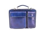 Pánská kožená taška Arteddy - modrá