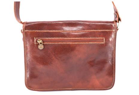 Pánská kožená taška Arteddy - hnědá