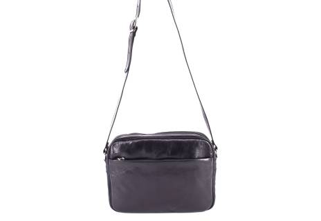 Pánská kožená taška Arteddy - černá