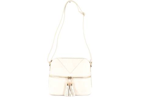 Dámská kabelka crossbody - krémová