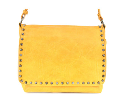 Dámská kabelka crossbody - hořčicová