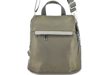 Moderní dámský/dívčí batoh a kabelka - zelená