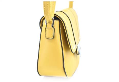 Dámská kabelka crossbody - hořčicová