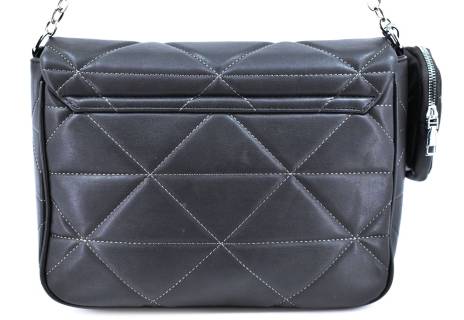 Dámská kabelka crossbody - tmavě šedá
