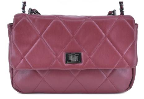 Dámská kabelka crossbody - vínová