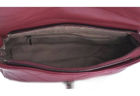 Dámská kabelka crossbody - vínová