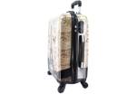 Cestovní kufr skořepinový (PC) na čtyřech kolečkách - Motýlí věž (L) 90l