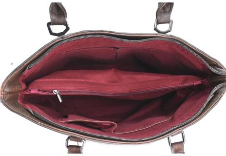 Dámská kabelka tmavě hnědá