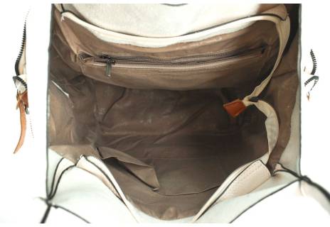 Dámská kabelka krémová