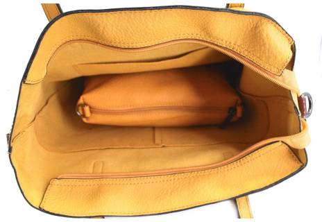 Dámská kabelka hořčicová