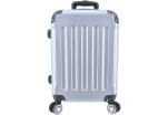 Cestovní kufr skořepinový - (L) 95l stříbrná